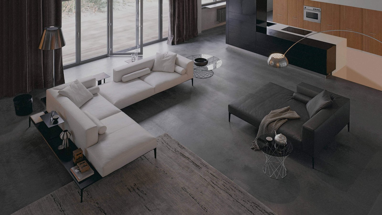 Interior architecture with expressive natural light